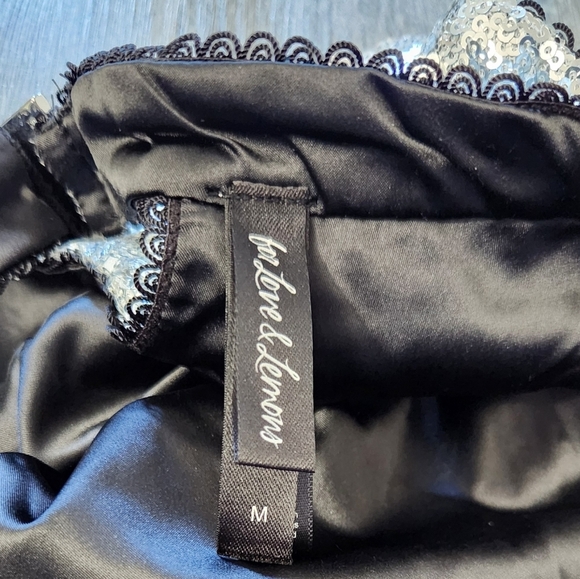 New!For‎ Love and Lemons Sequin Glimmer Panty - Picture 9 of 10